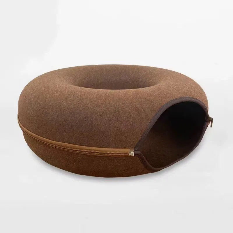 FurlioPets Donut cat cave