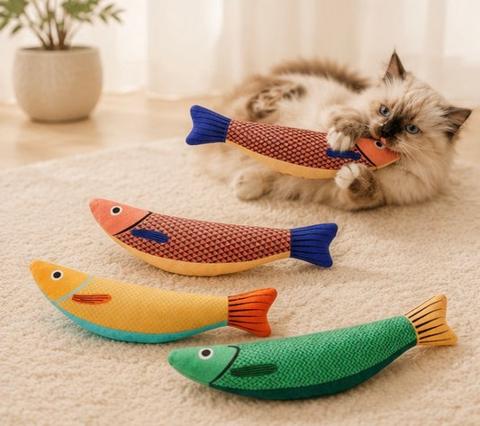 FurlioPets Catnip Fish Toy - 3 Pack