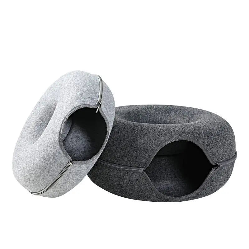 FurlioPets Donut cat cave