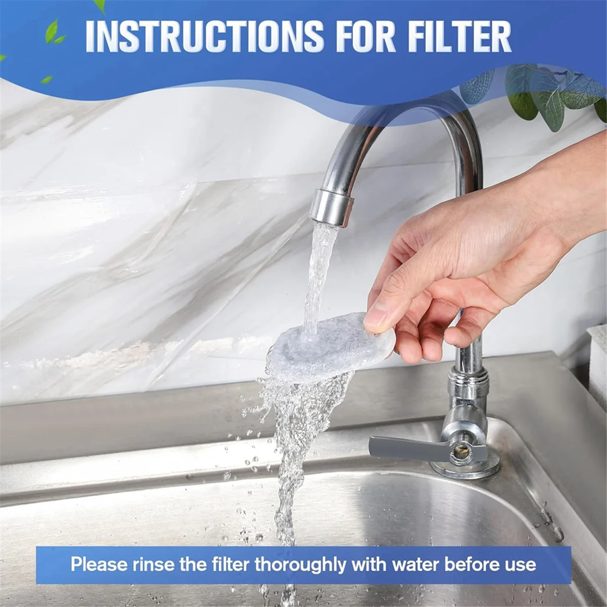 48 Pack FurlioPets Cat Water Fountain Filters