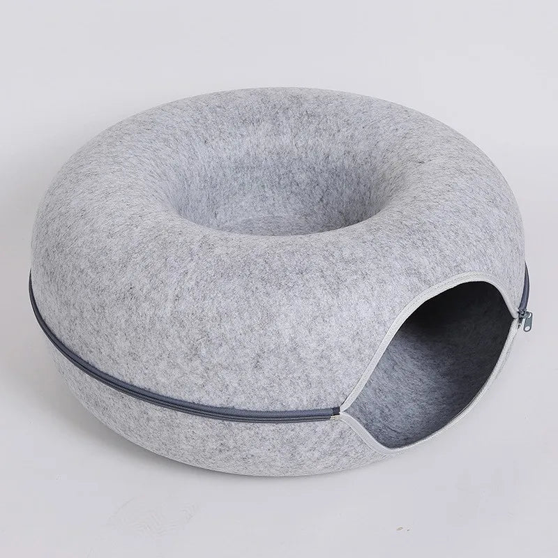 FurlioPets Donut cat cave
