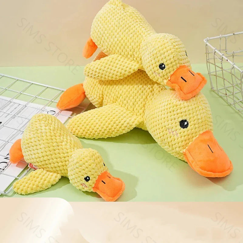 FurlioPets Squeaky Anti-Stess Duck Toy
