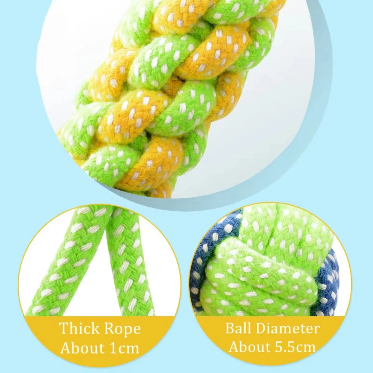 Cotton rope dog toys