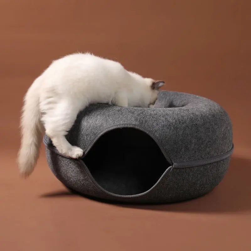FurlioPets Donut cat cave