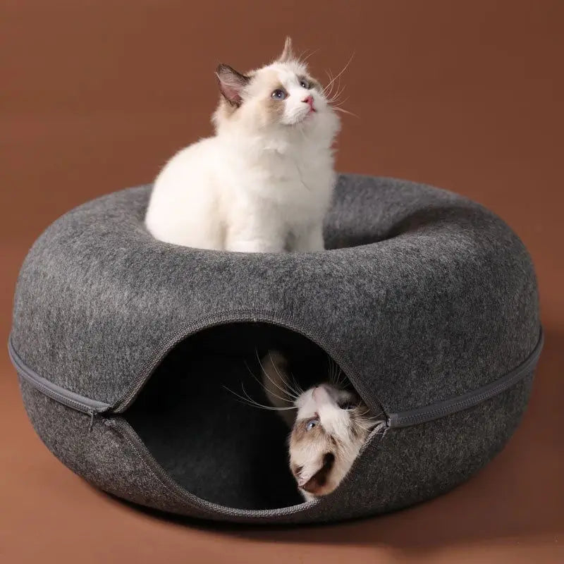 FurlioPets Donut cat cave