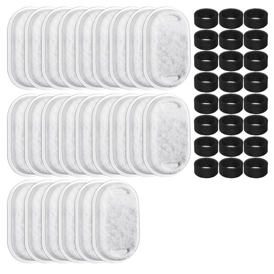 48 Pack FurlioPets Cat Water Fountain Filters
