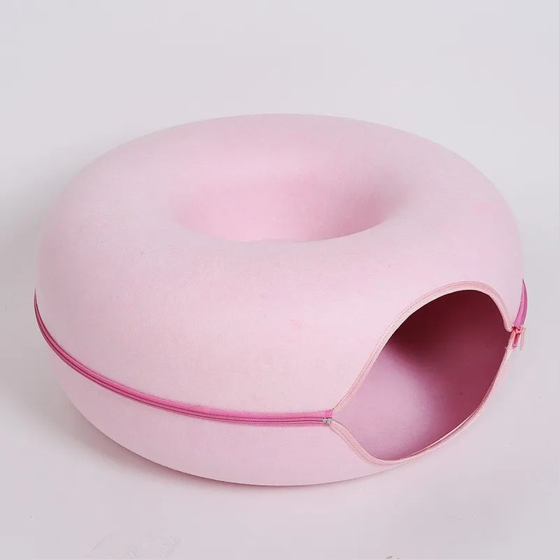 FurlioPets Donut cat cave