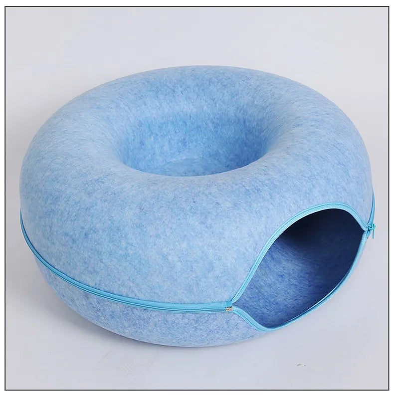 FurlioPets Donut cat cave
