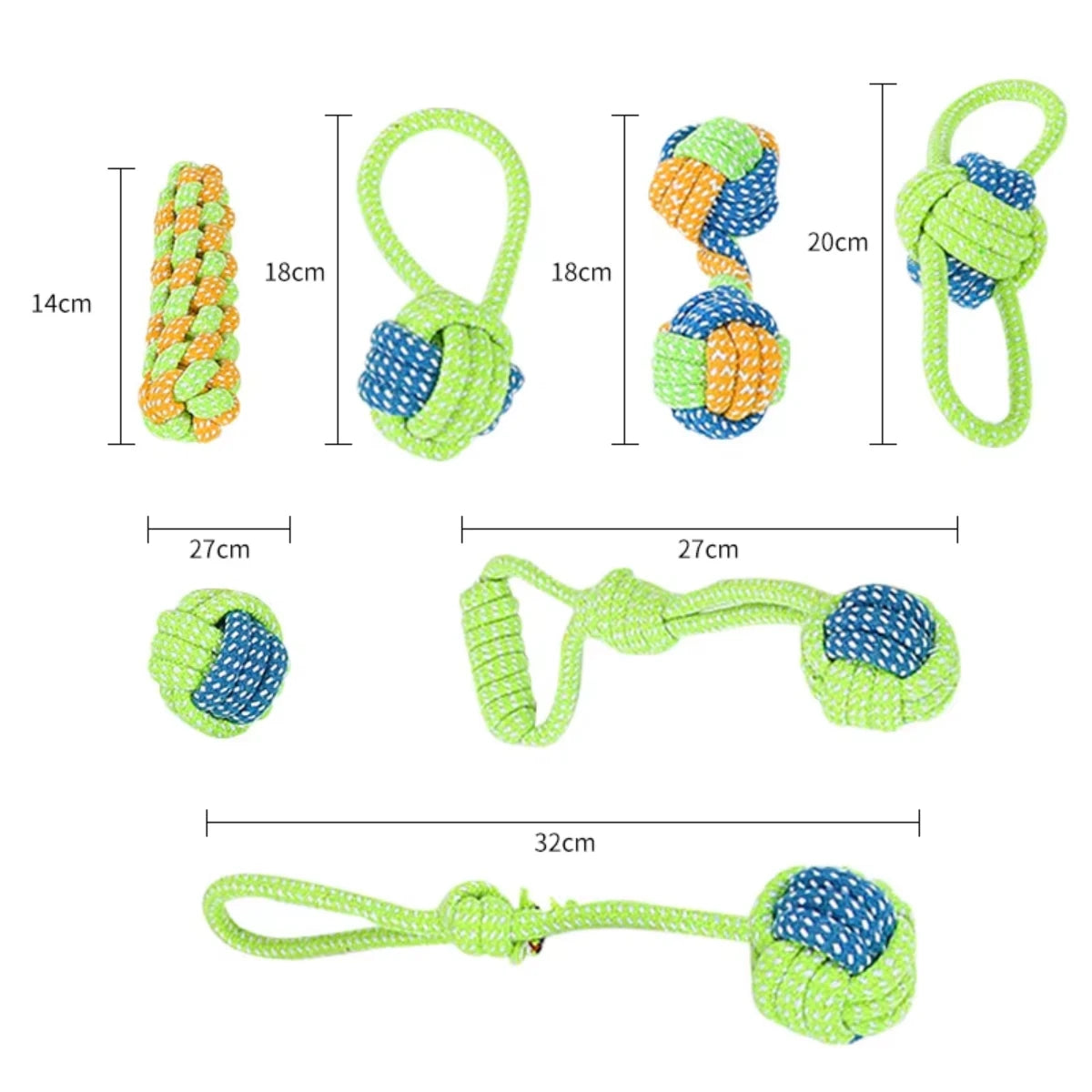 Cotton rope dog toys