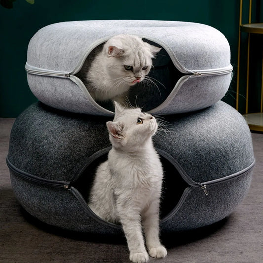 FurlioPets Donut cat cave