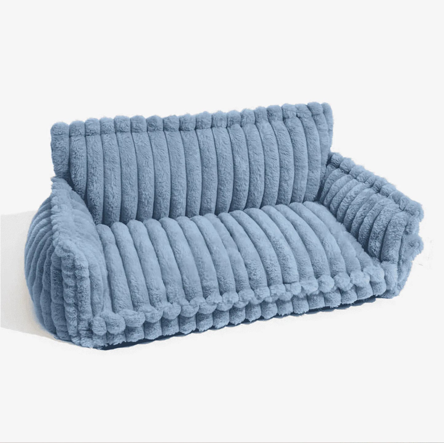 FurlioPets Large Washable Fluffy Orthopedic Soft Dog Sofa Bed