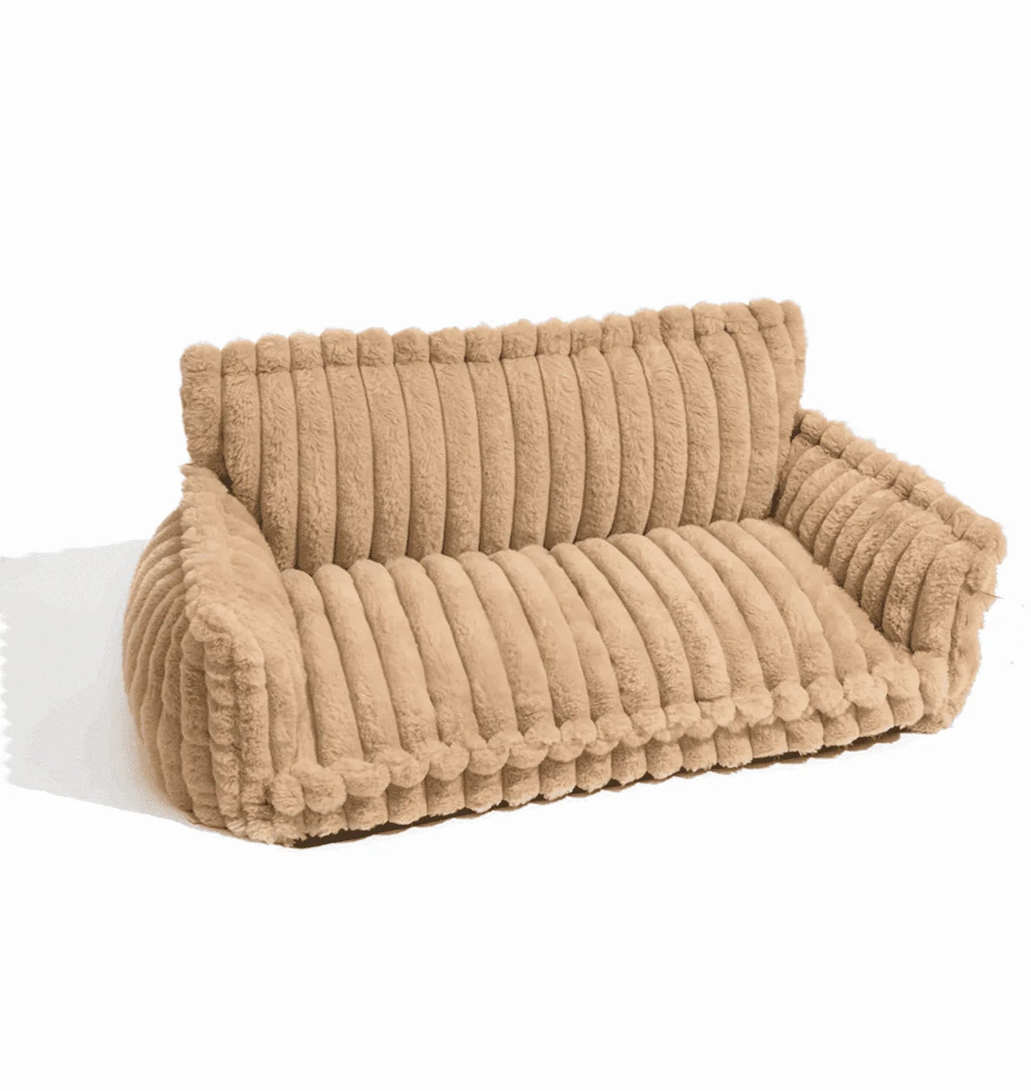 FurlioPets Large Washable Fluffy Orthopedic Soft Dog Sofa Bed